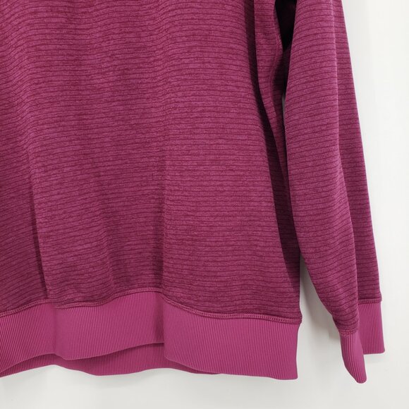 Under Armour Quarter Zip Pullover Sweatshirt XL‎ Mens Long Sleeve Loose Fit Red - Picture 5 of 9